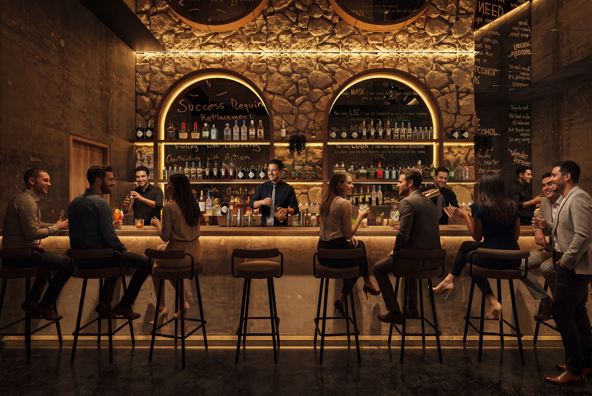 Bar speakeasy