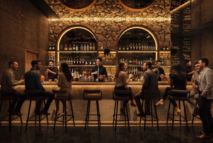 Bar speakeasy