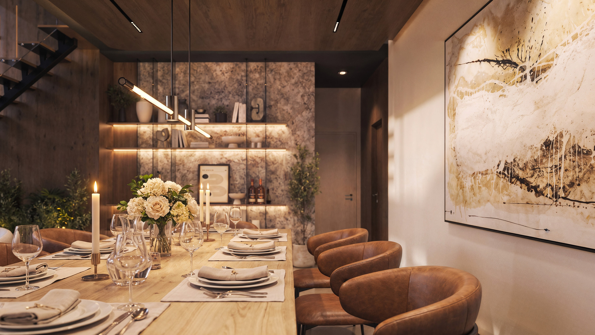 Comedor del penthouse