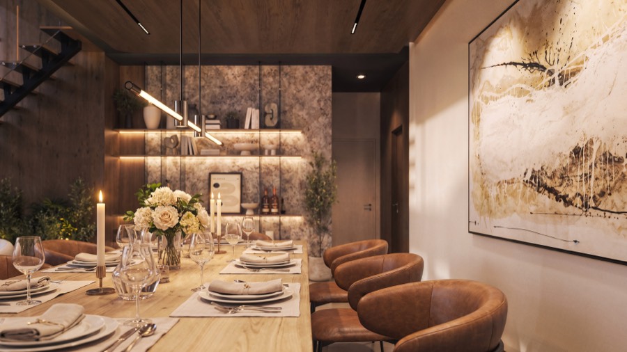 Comedor del penthouse